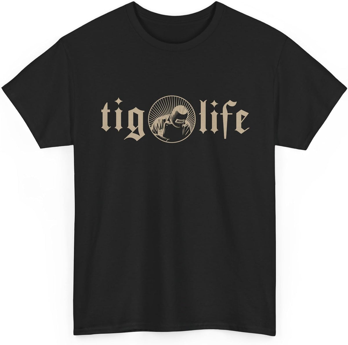 Welding Shirt, TIG Life Welding Lovers Welder Gifts Tee for Weld Fans - Black
