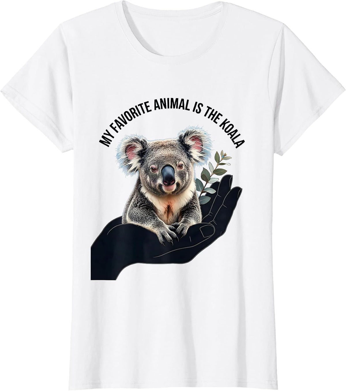Women's My Favorite Animal Is The Koala Cute Koala Lover Gift T-Shirt - White