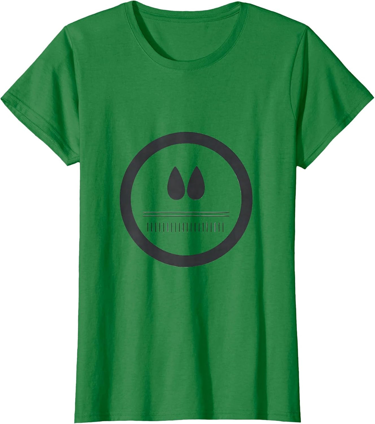 Deer Track Badge Minimalist Hunting Humor Gift T-Shirt - Kelly Green