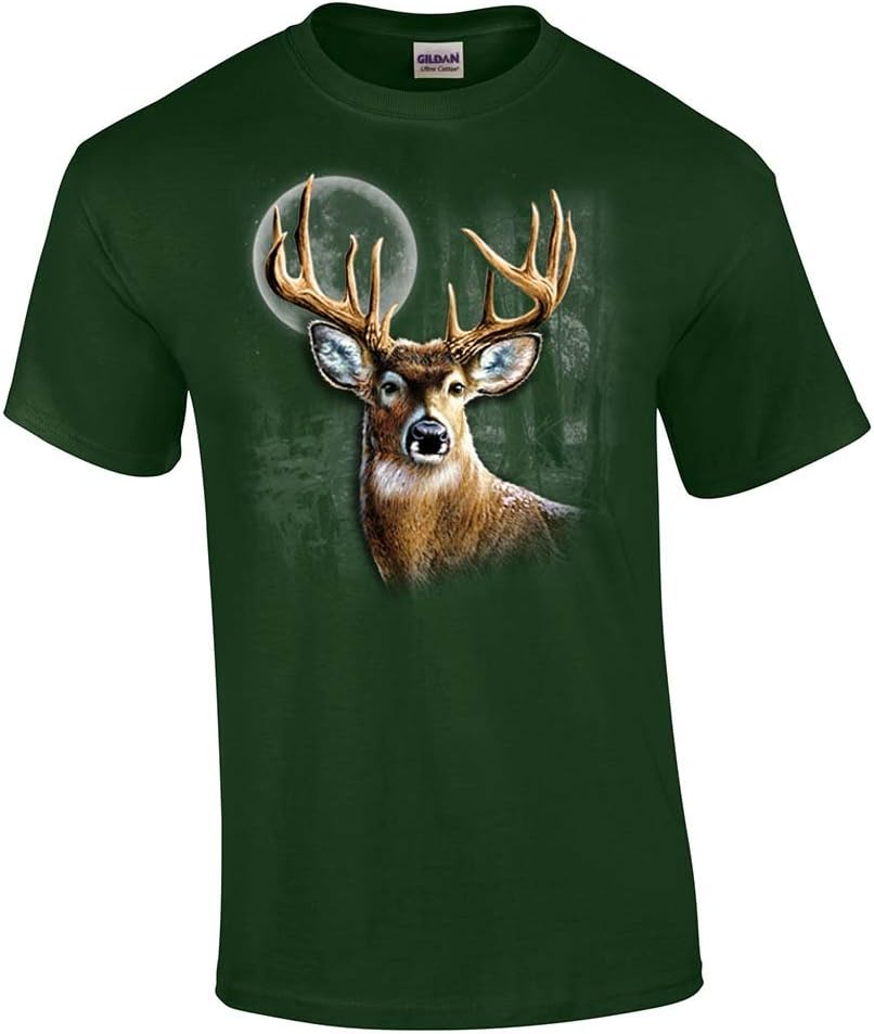 Trenz Shirt Co. Whitetail Deer Wilderness Tee - Forest Green