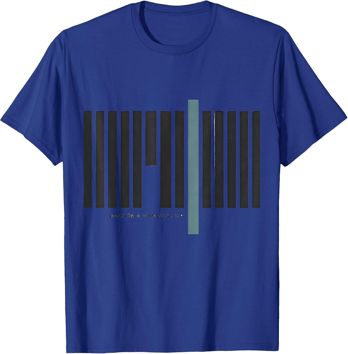 Men's Director Of Your Next Step Minimalist Physical Therapist T-Shirt - Royal Blue
