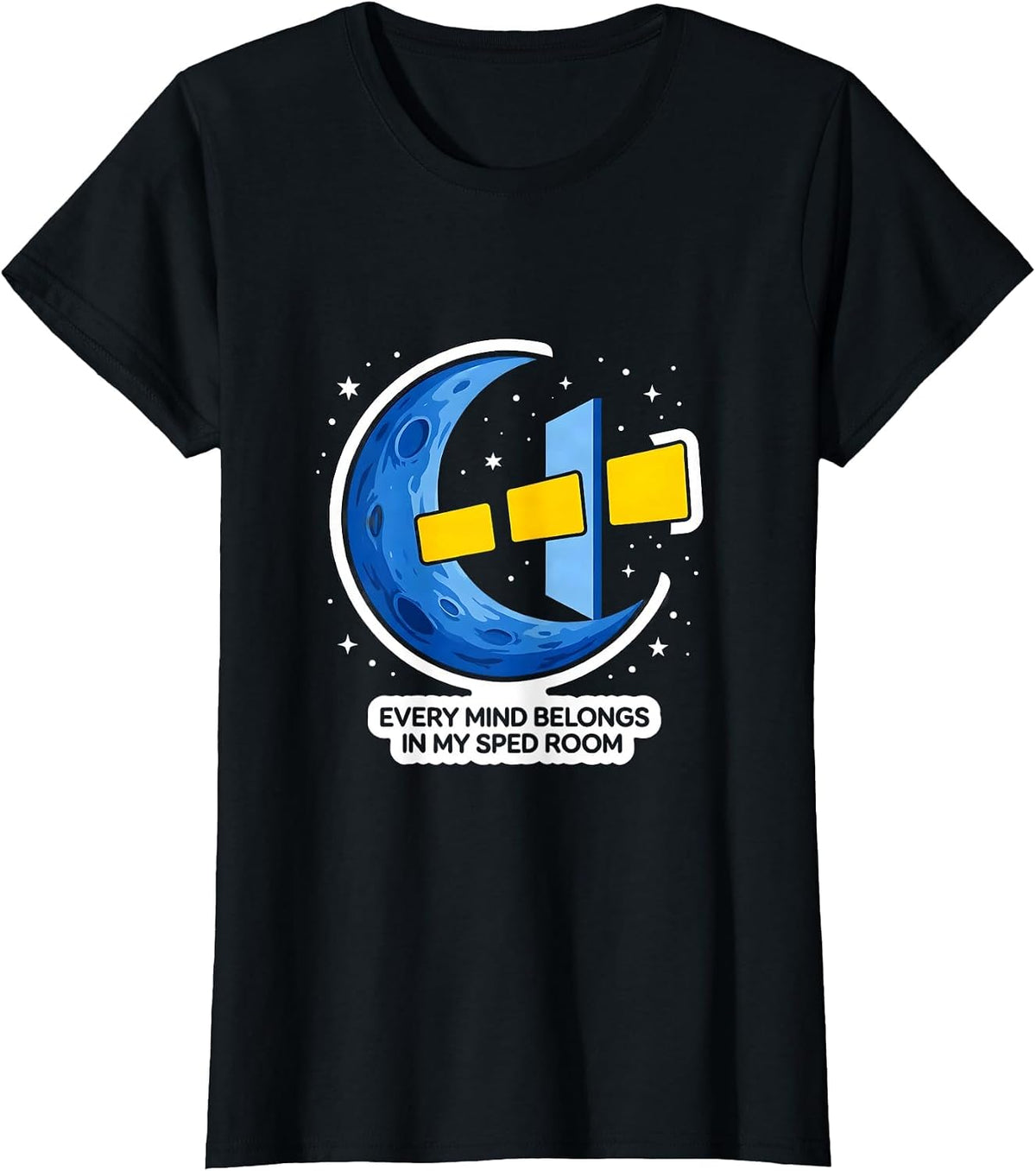 Women's Every Mind Belongs In My SPED Room Inclusive Special T-Shirt - Black