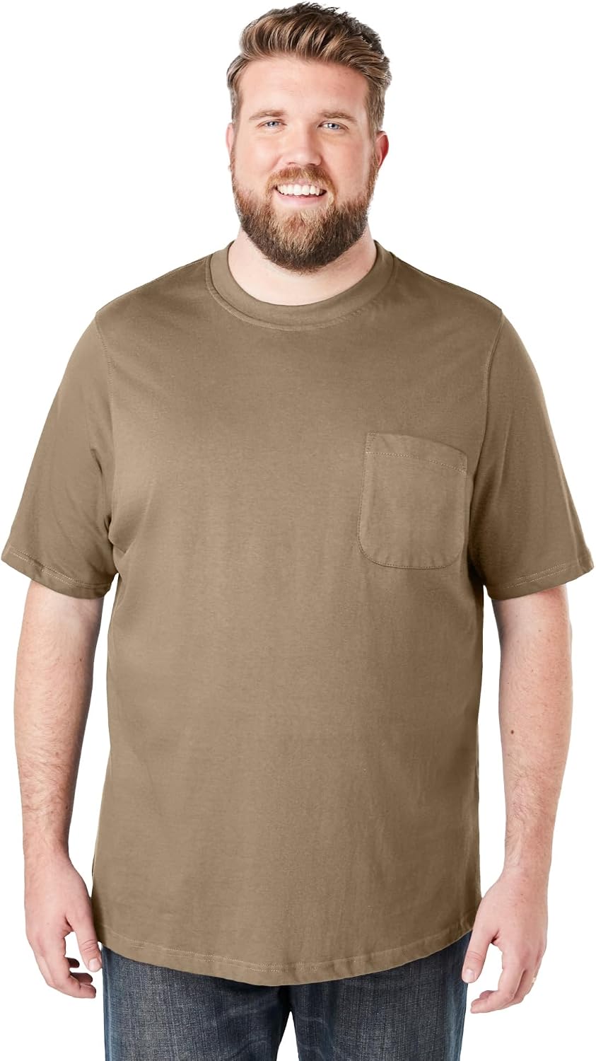 Boulder Creek Heavyweight Pocket Crewneck T-Shirt - Dark Khaki