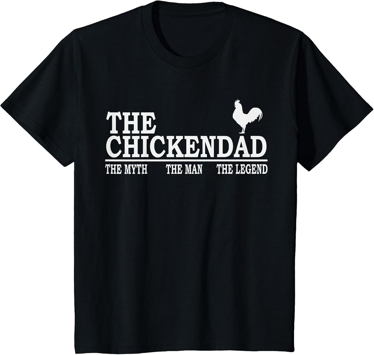 Chicken Dad Farmer Funny Chicken Lover Poultry Daddy T-Shirt - Black