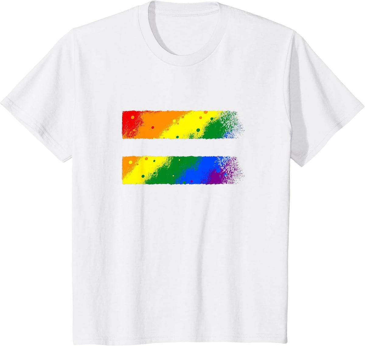 Equality LGBT Pride Awareness for Gay & Lesbian Equal Sign T-Shirt - White