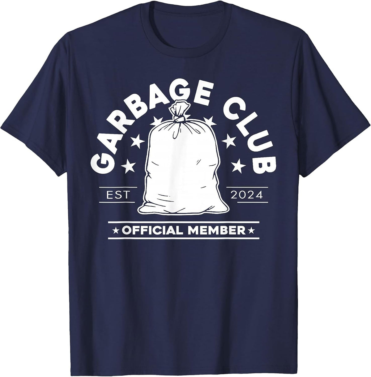 Garbage Club Official Member T-Shirt - Navy Blue