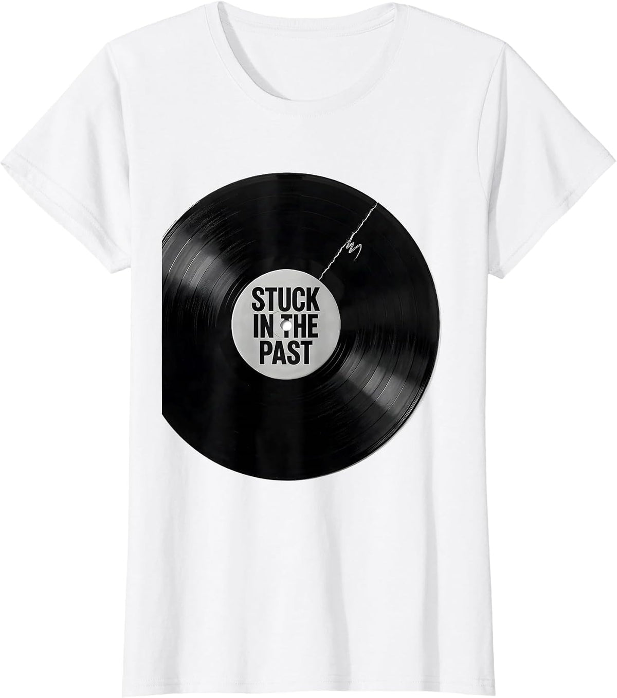 Stuck In The Past Funny History Teacher Founding Fathers T-Shirt - White