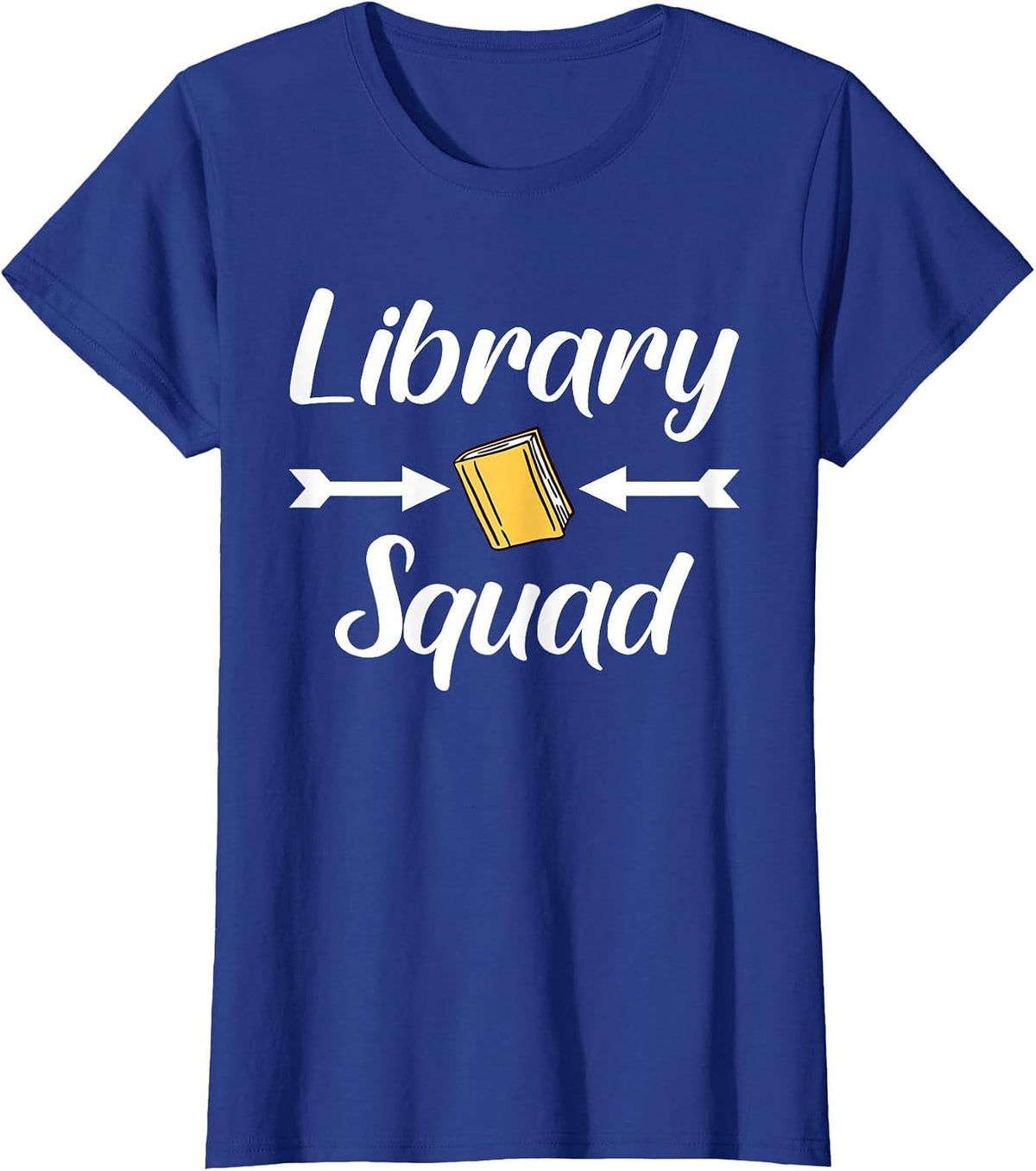 Library Squad Teacher Book Lovers Librarian Funny T-Shirt - Royal Blue