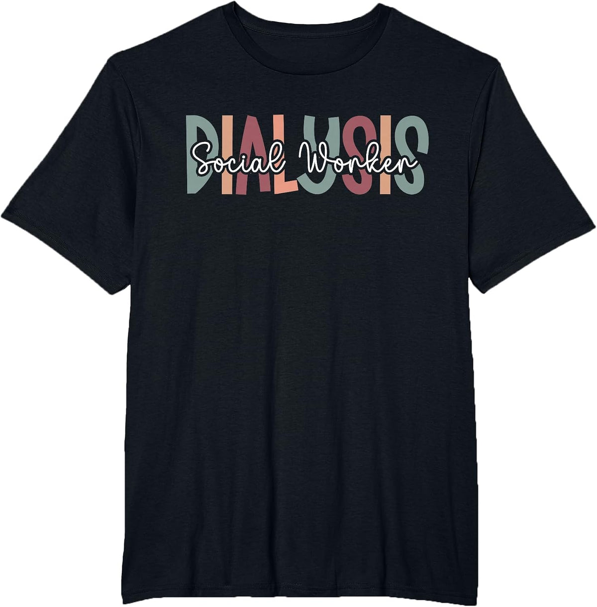 Dialysis Social Worker Boho Dialysis Social Workers T-Shirt - Black