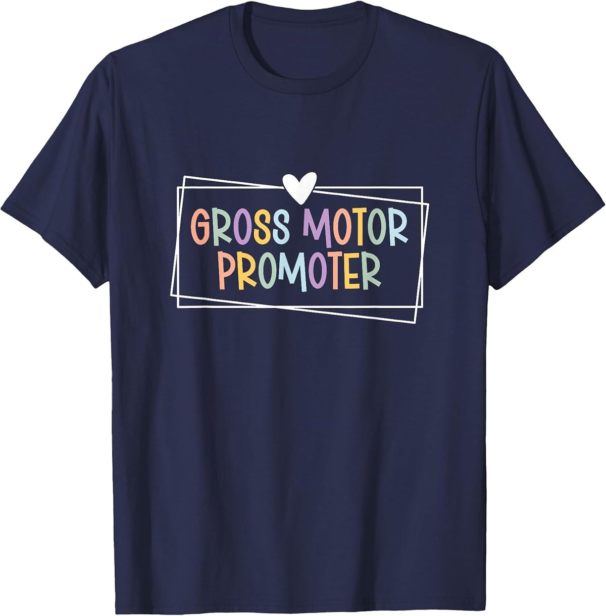 Funny Physical Therapy PTA Pediatric PT Therapist Assistant T-Shirt - Navy Blue