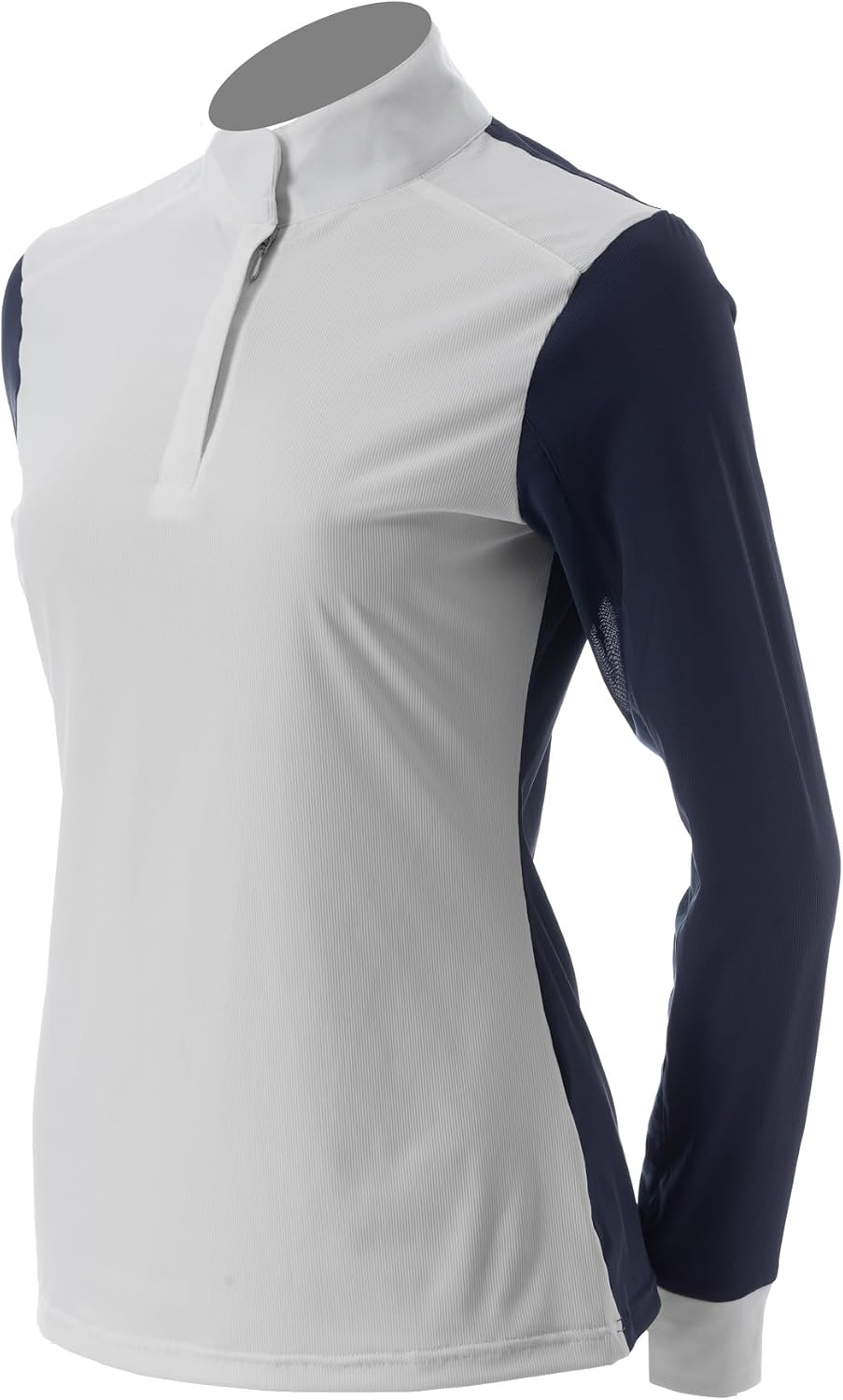 Equinavia Alexandra Womens Long Sleeve Show Shirt - Navy\/White