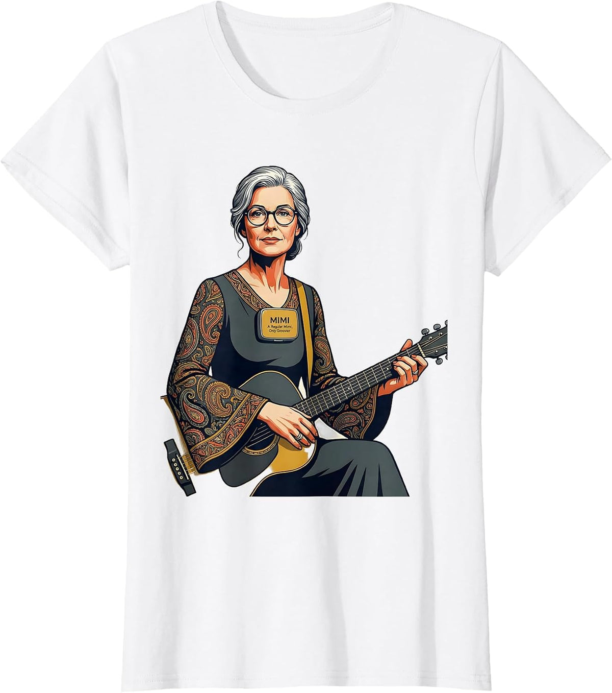 Mimi — A Regular Mimi, Only Groovier Midcentury Modern T-Shirt - White