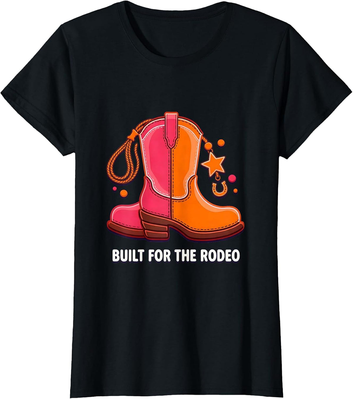 Save A Horse Ride A Cowboy Rodeo Design T-Shirt - Black