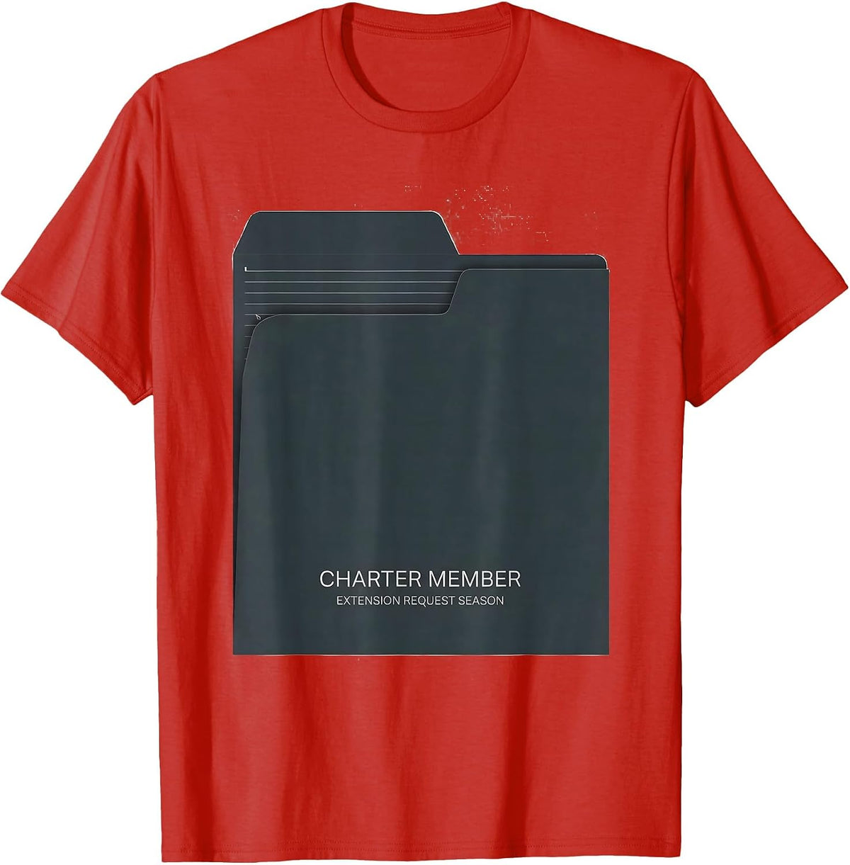 Men's Charter Member Extension Request Season Special Education T-Shirt - Red