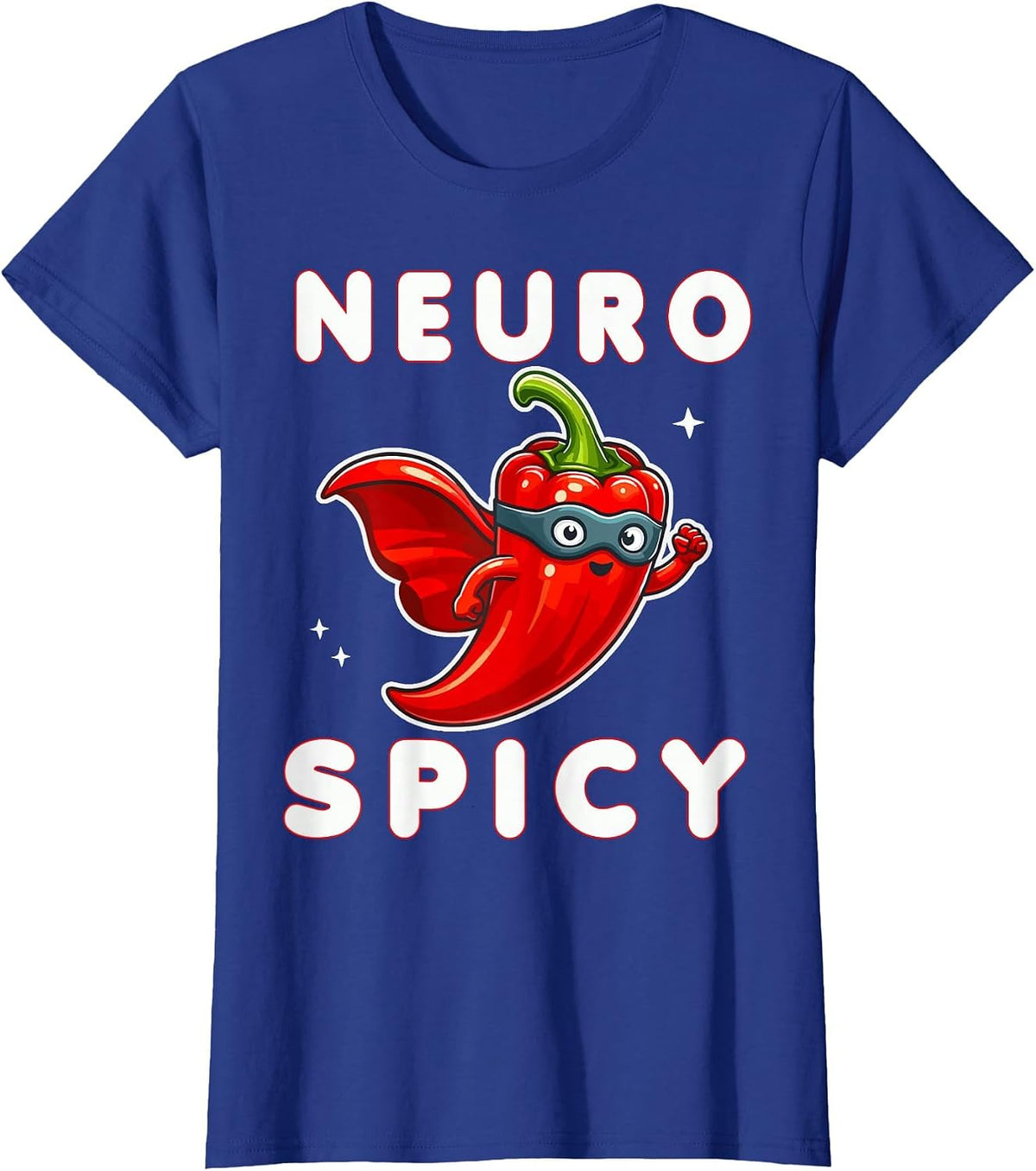Neurotypical Neurodiversity Neuro Spicy Autism T-Shirt - Royal Blue