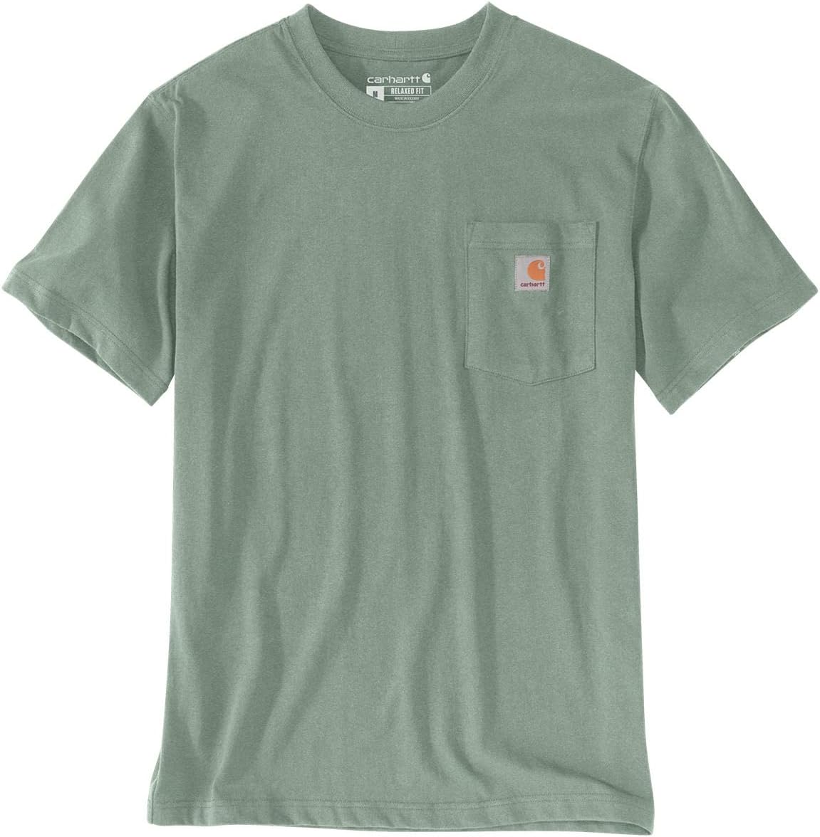 Carhartt Men's 103296 Relaxed Fit Workwear Pocket T-Shirt - Jade Heather