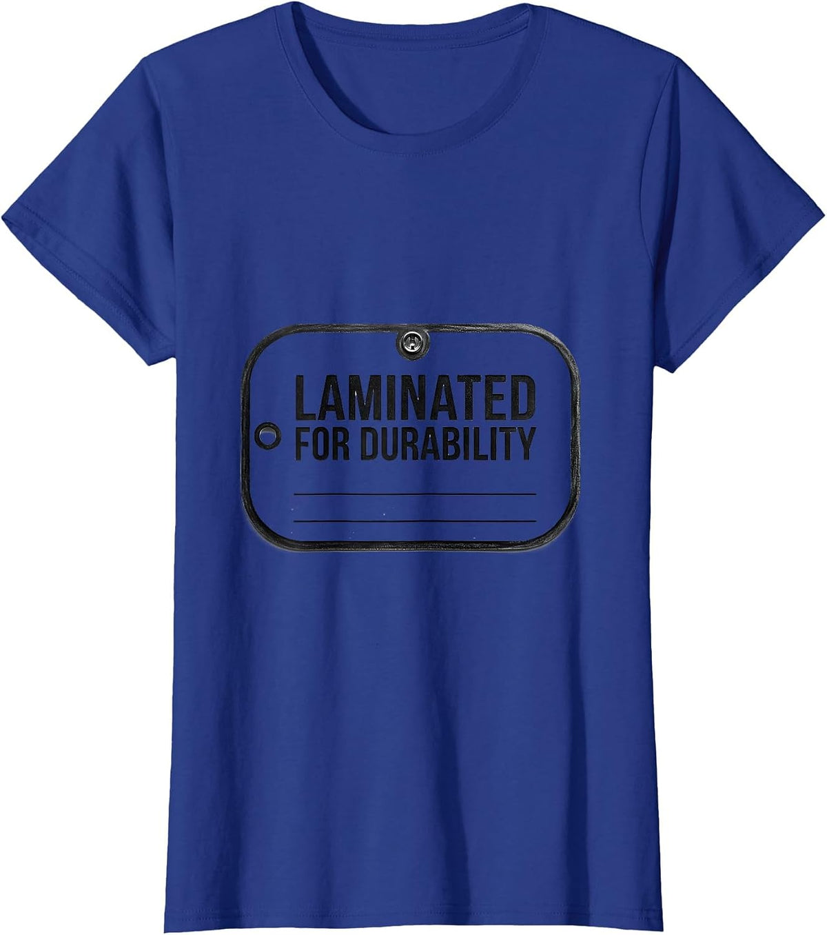 Women's Laminated For Durability Minimalist Special Education T-Shirt - Royal Blue