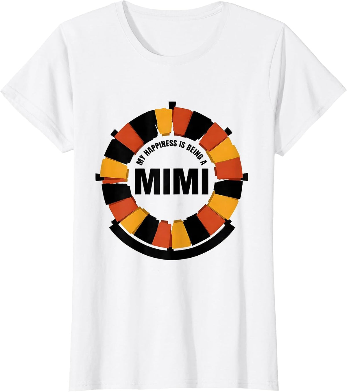 My Happiness Is Being A Mimi Grandma Sentimental Mother's T-Shirt - White