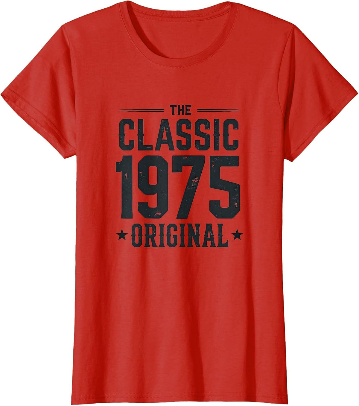 Classic 1975 Original Vintage Men Design T-Shirt - Red
