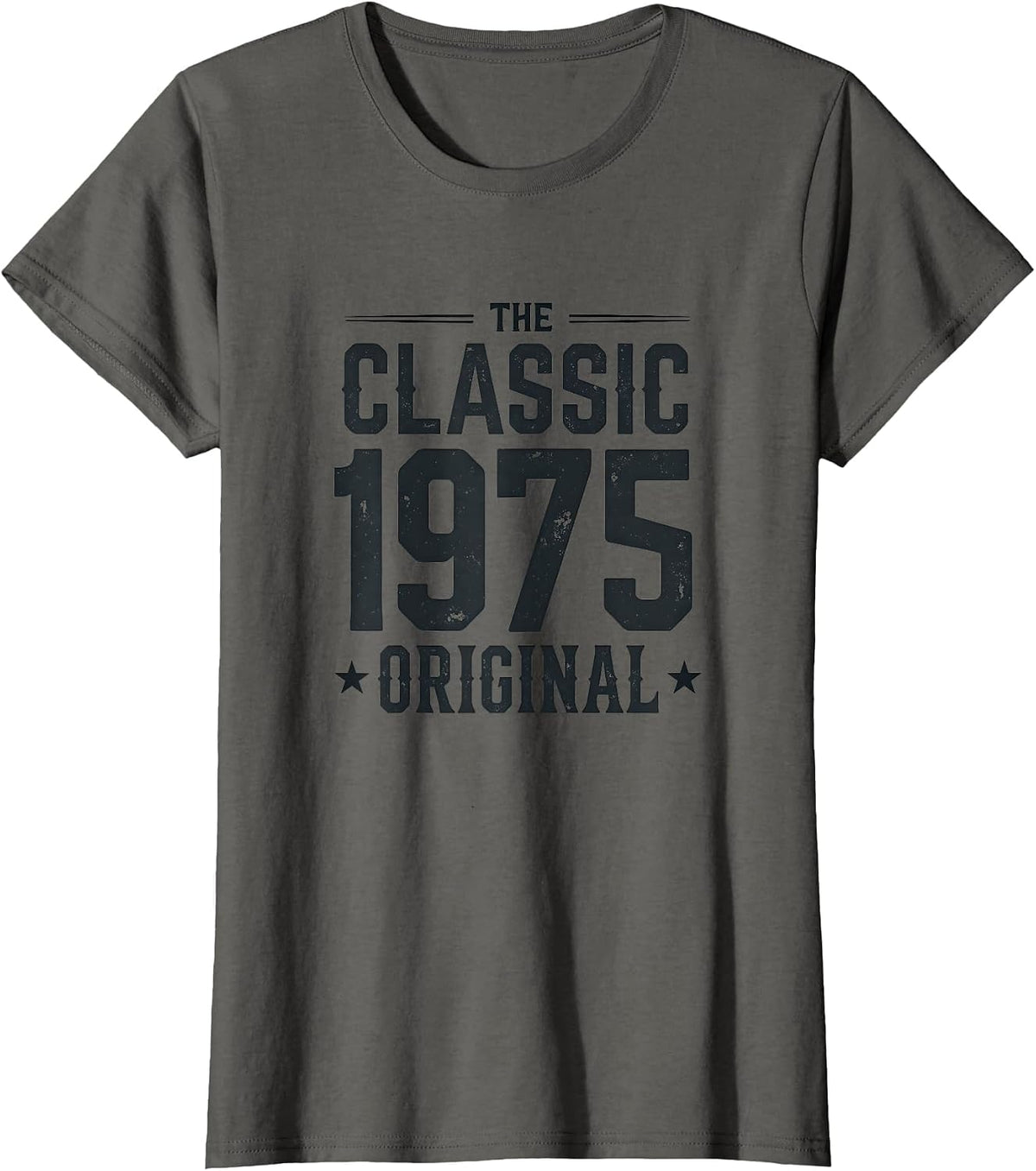 Classic 1975 Original Vintage Men Design T-Shirt - Asphalt Grey