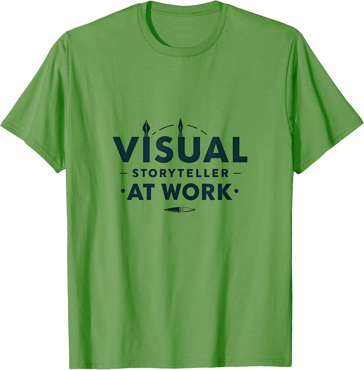 Visual Storyteller at Work Creative Designer T-Shirt - Grass Green