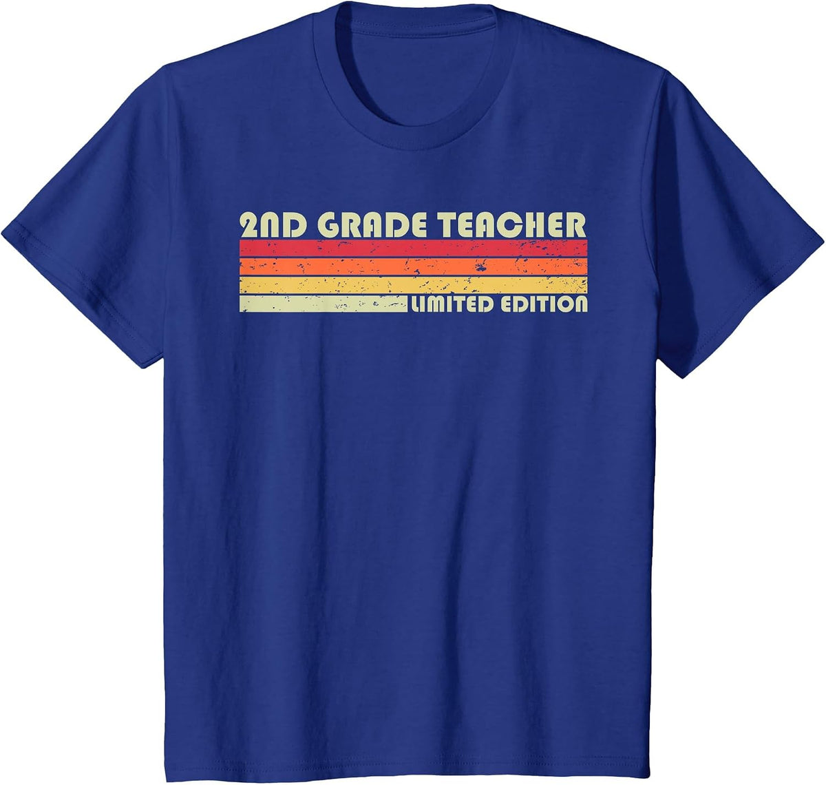 2ND Grade Teacher Funny Job Title Profession Birthday Worker T-Shirt - Royal Blue