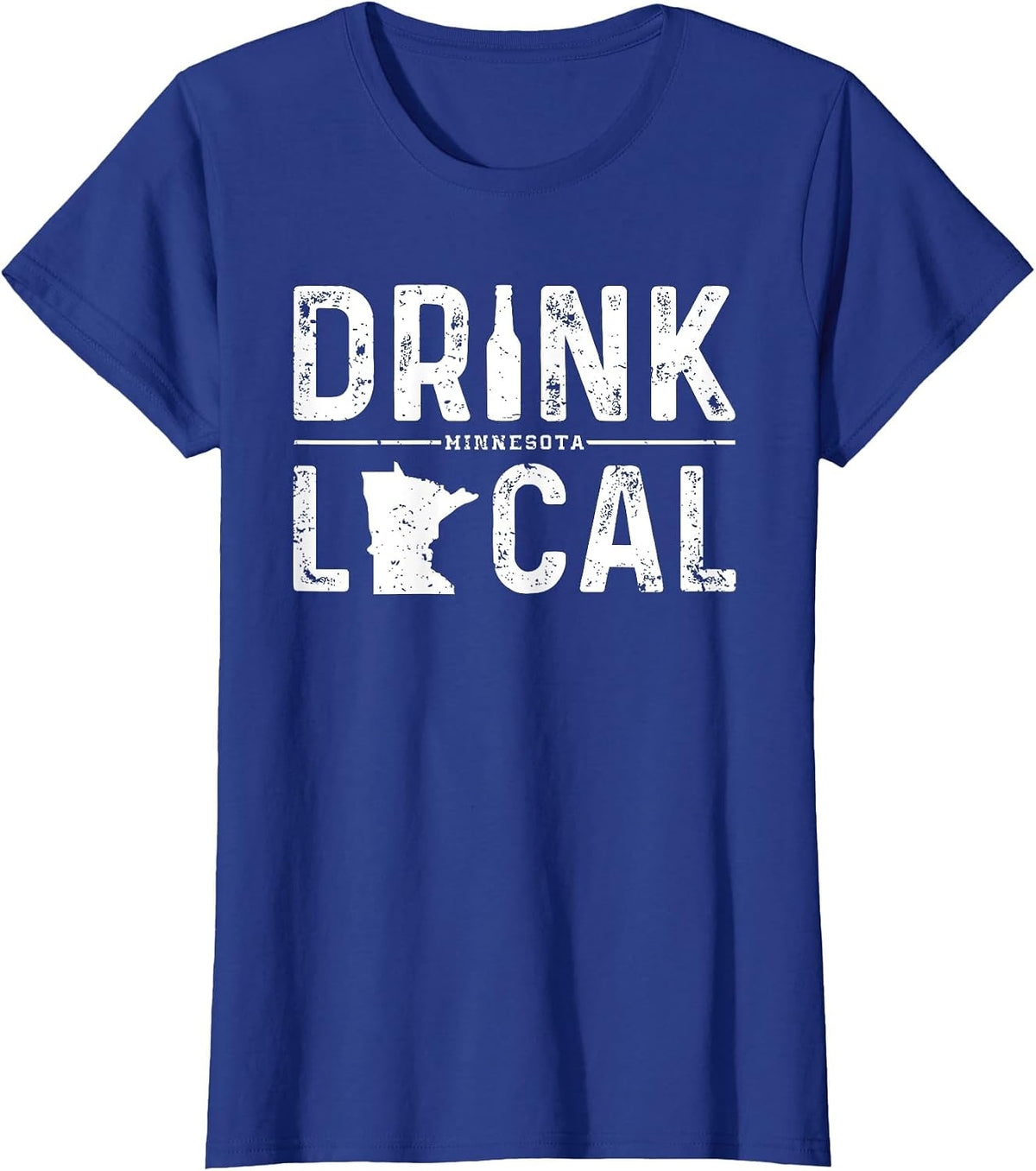 Minnesota Drink Local Shirt MN Brewmaster Minnesota Beer T-Shirt - Royal Blue