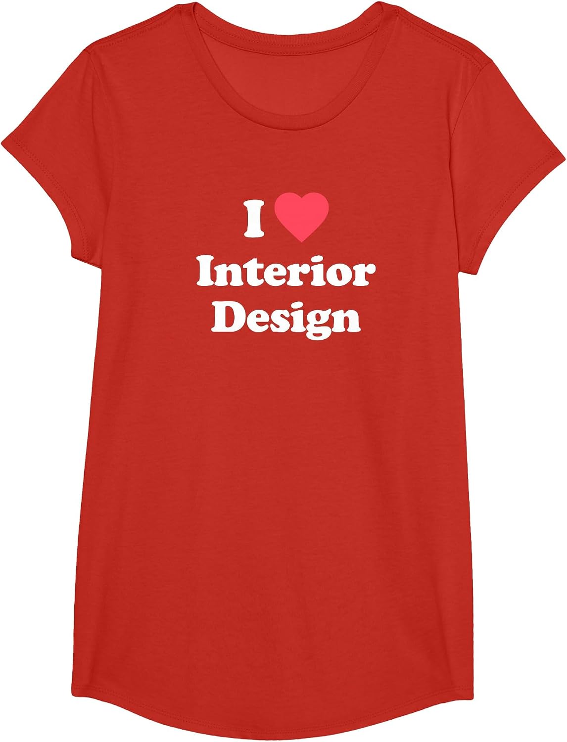 Love - Cute Interior Design/Interior Designer T-Shirt - Girls Red