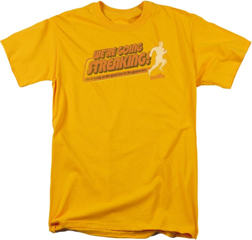 Trevco Men's Old School Frank The Tank T-Shirt - Gold