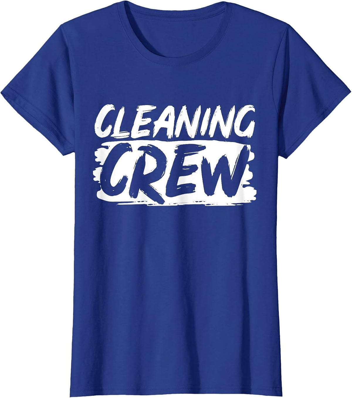 Cleaning Crew Janitor Custodian T-Shirt - Royal Blue