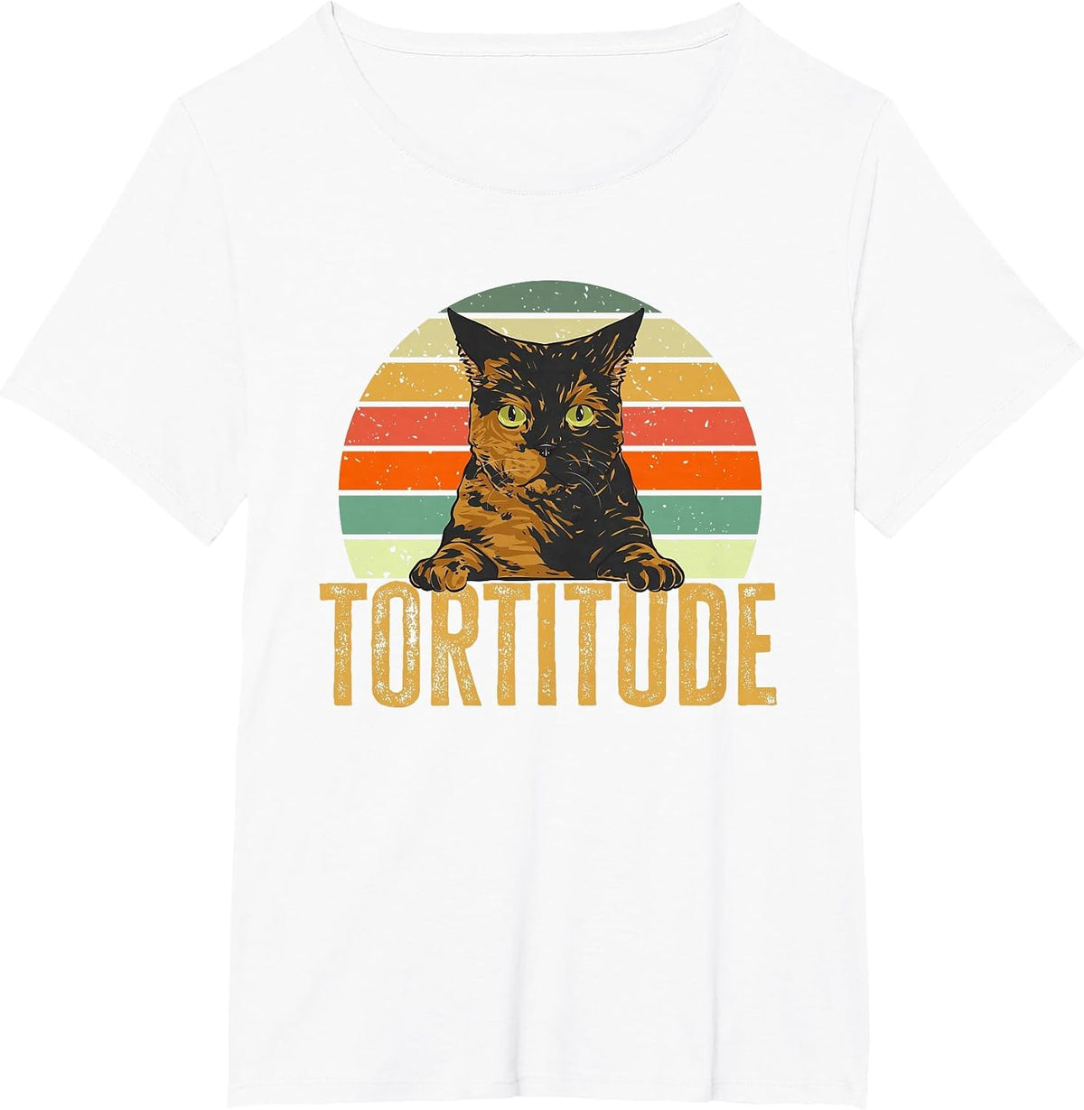 Tortitude Tortoiseshell Cat Tortie Cat T-Shirt - White