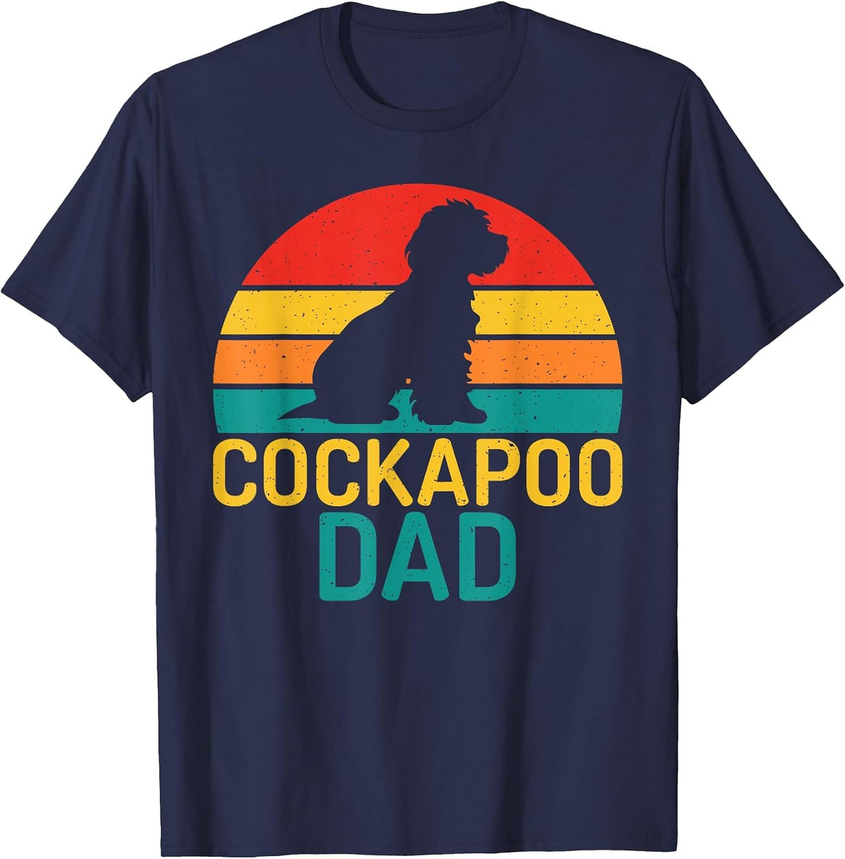 Cockapoo Dad Cockapoo T-Shirt - Navy Blue