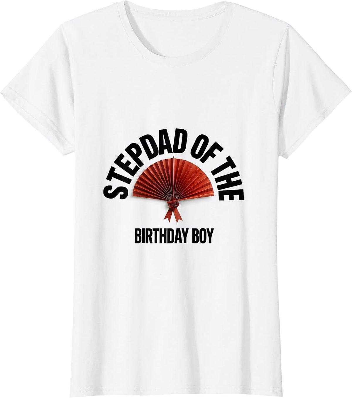 Women's Stepdad Of The Birthday Boy Matching Family Party Shirts T-Shirt - White