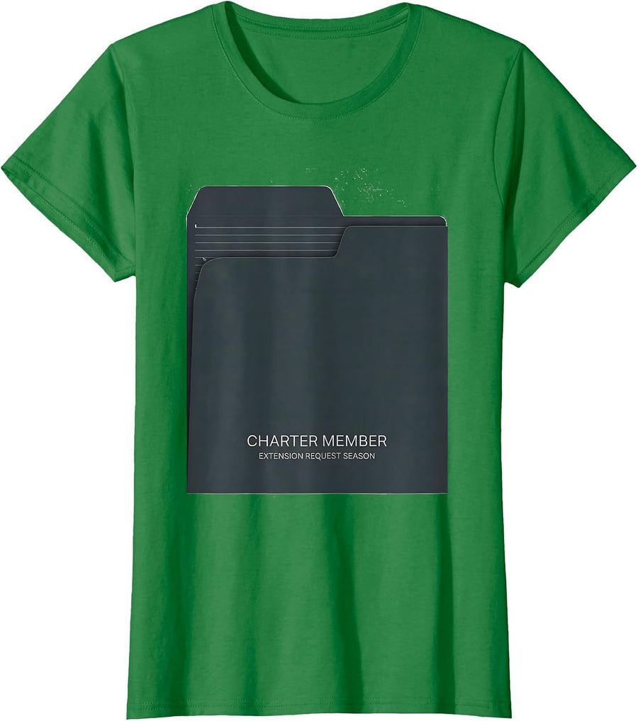Women's Charter Member Extension Request Season Special Education T-Shirt - Kelly Green