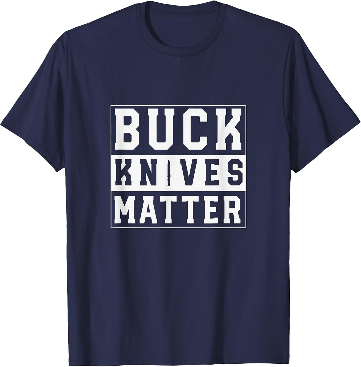 Buck Knives Matter T-Shirt - Navy Blue