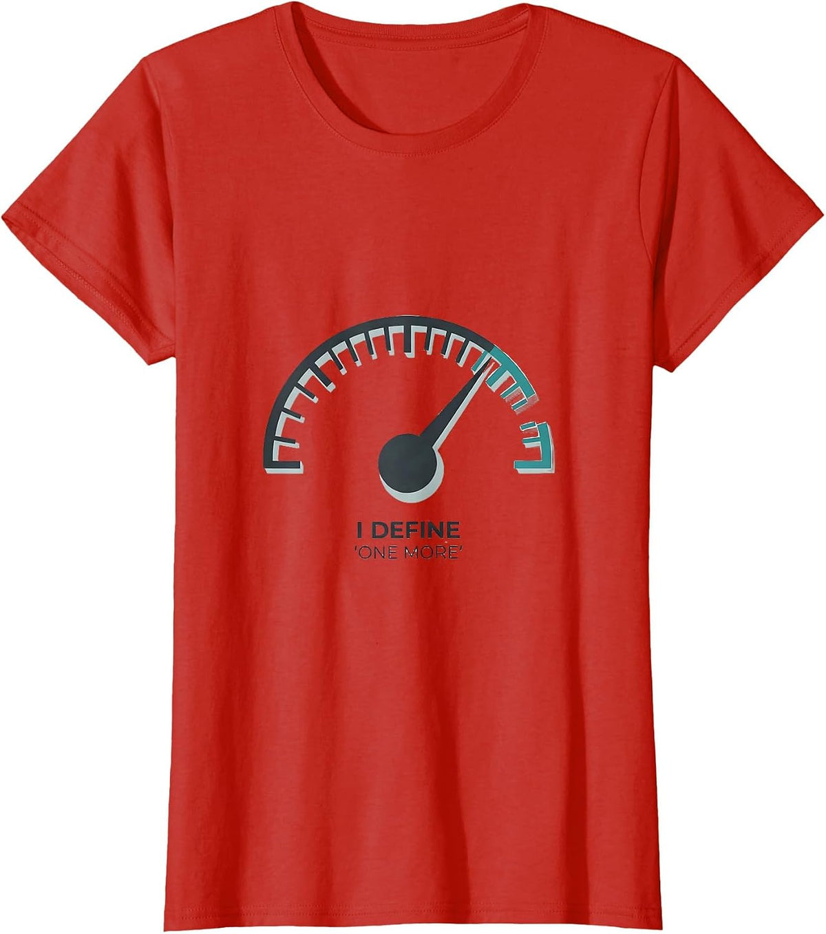 I Define One More Minimalist Physical Therapist Motivational T-Shirt - Red