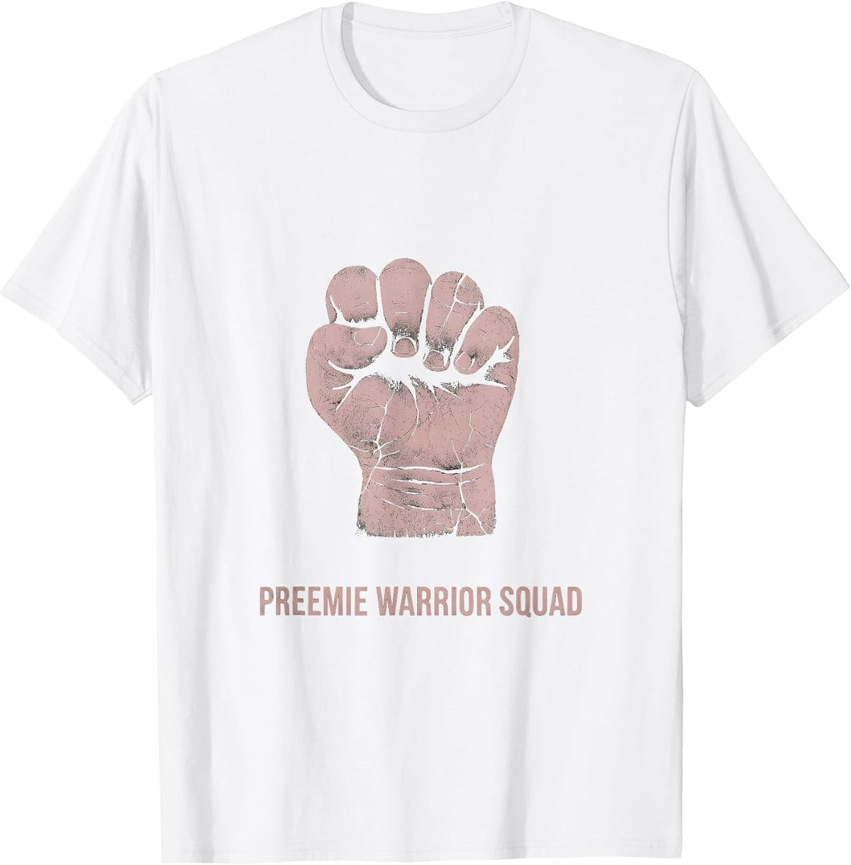Men's Preemie Warrior Squad NICU Nurse Design T-Shirt - White
