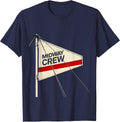 Midway Crew Swiss International Funny Circus Staff Costume T-Shirt - Navy Blue
