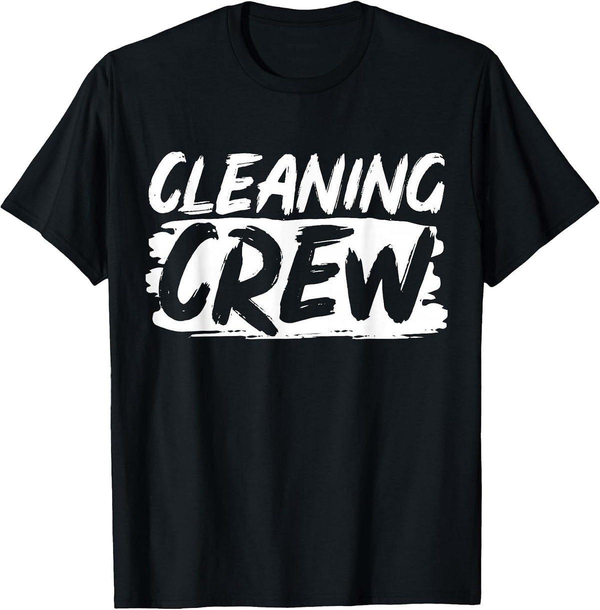 Cleaning Crew Janitor Custodian T-Shirt - Black