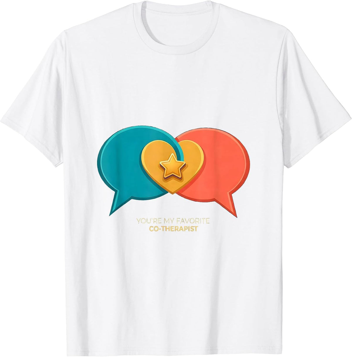 Men's You're My Favorite Co-Therapist ABA Behavior Analyst T-Shirt - White