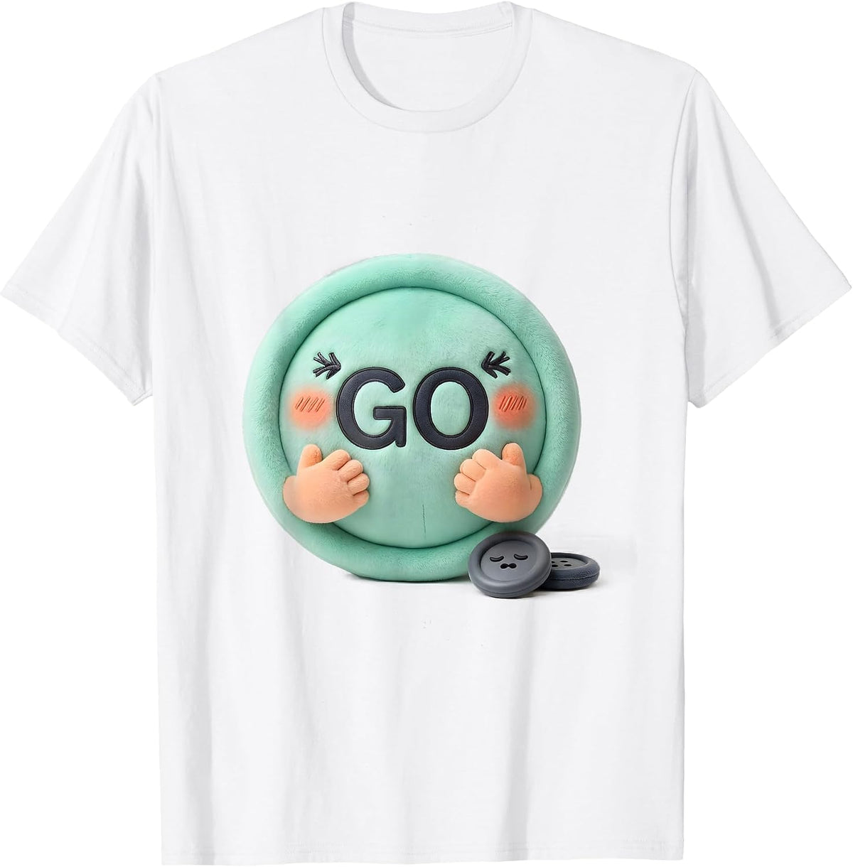 Men's Go Cute Kawaii AAC Speech Therapy SLP Teacher Support T-Shirt - White