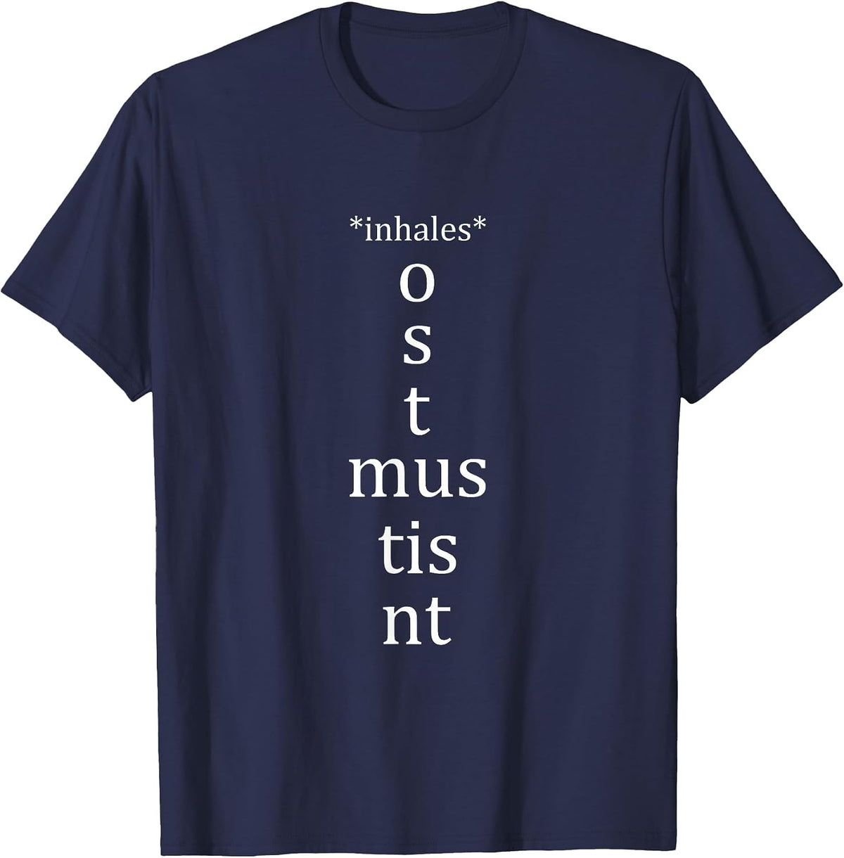 Present Active Conjugation - Latin Teacher Latin Language T-Shirt - Navy Blue