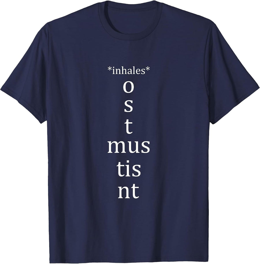 Present Active Conjugation - Latin Teacher Latin Language T-Shirt - Navy Blue