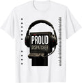 Men's Proud Dispatcher Swiss International American Flag T-Shirt - White