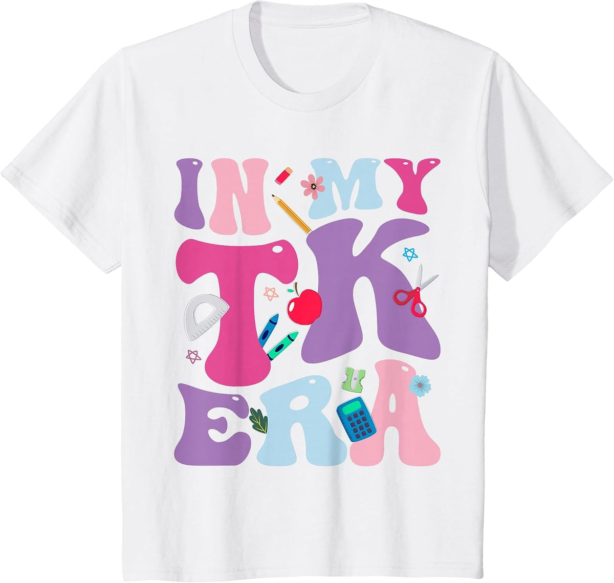 in My TK Era, Transitional Kindergaten Back to School T-Shirt - White