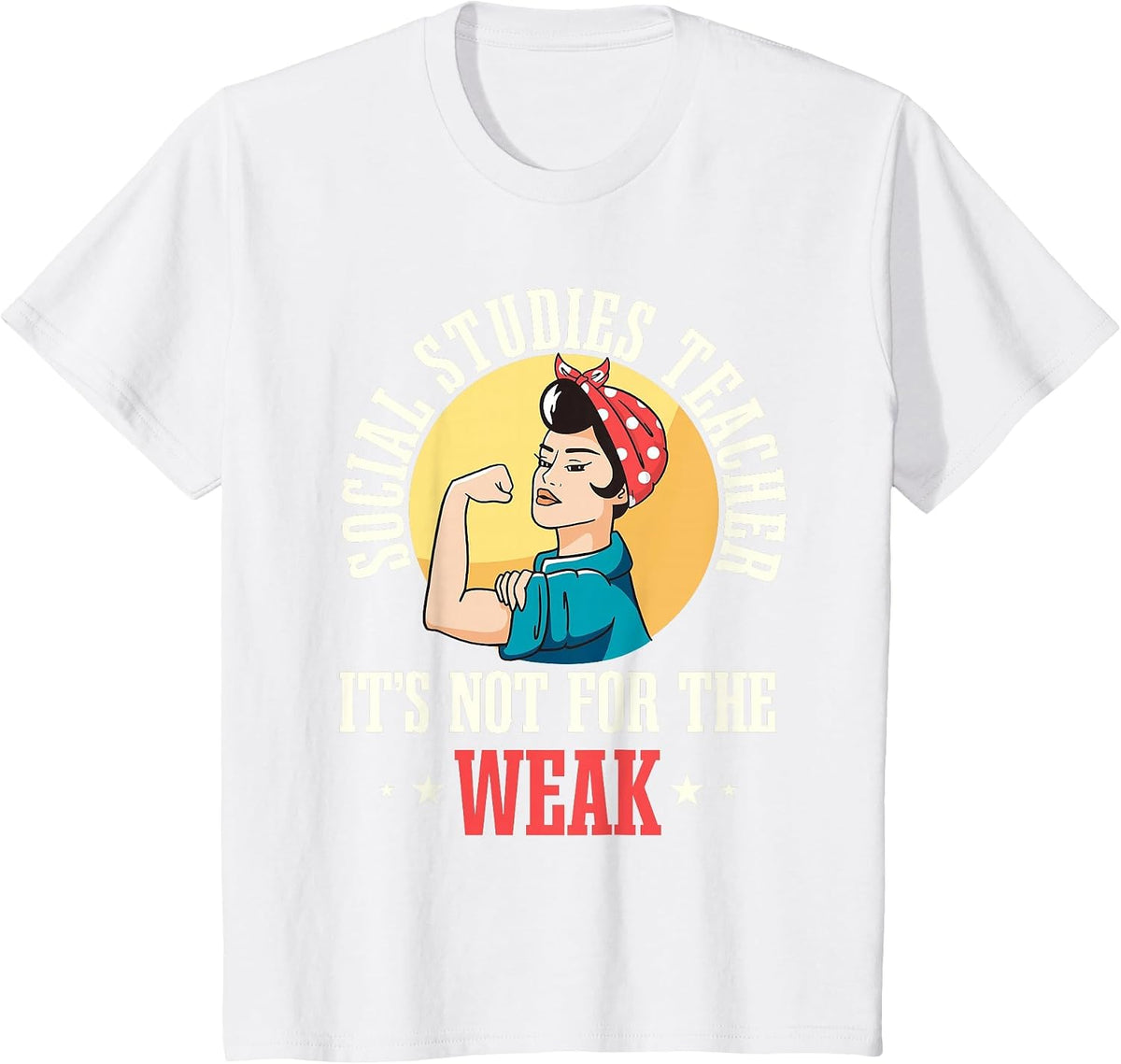 Social Studies Teacher School Educator Professor Worker T-Shirt - White