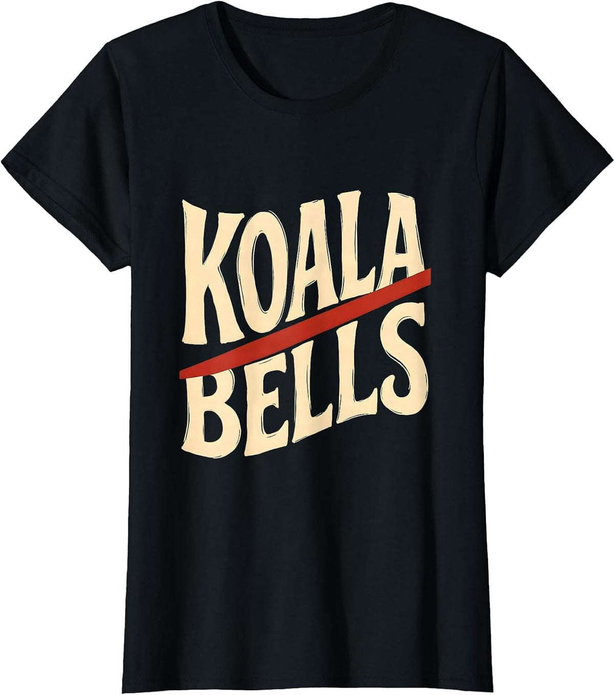 Koala Bells Funny Koala Lover Christmas Pun Gift T-Shirt - Black