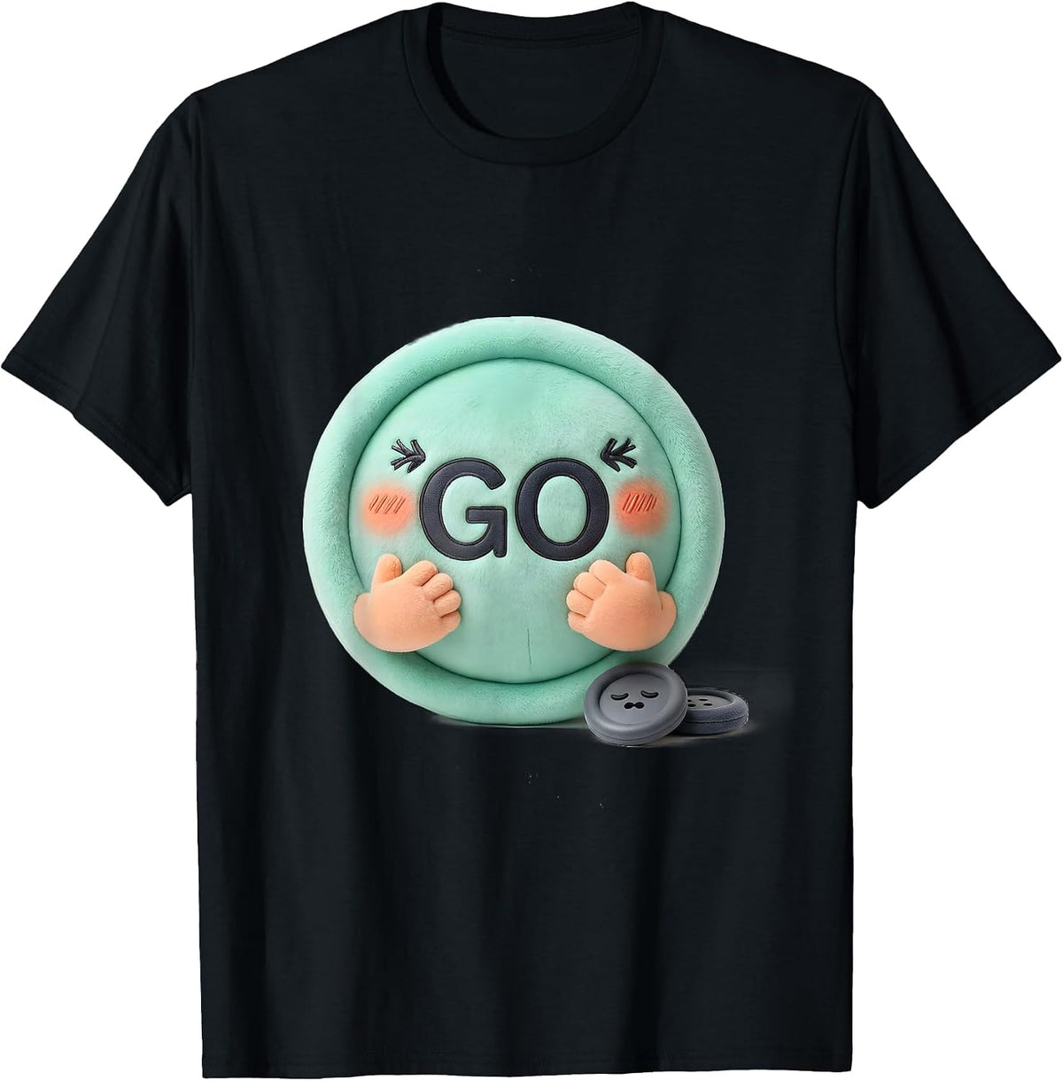 Men's Go Cute Kawaii AAC Speech Therapy SLP Teacher Support T-Shirt - Black