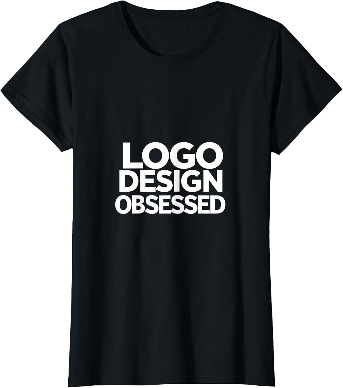 Logo Design Obsessed Graphic Designer Tee T-Shirt - Black