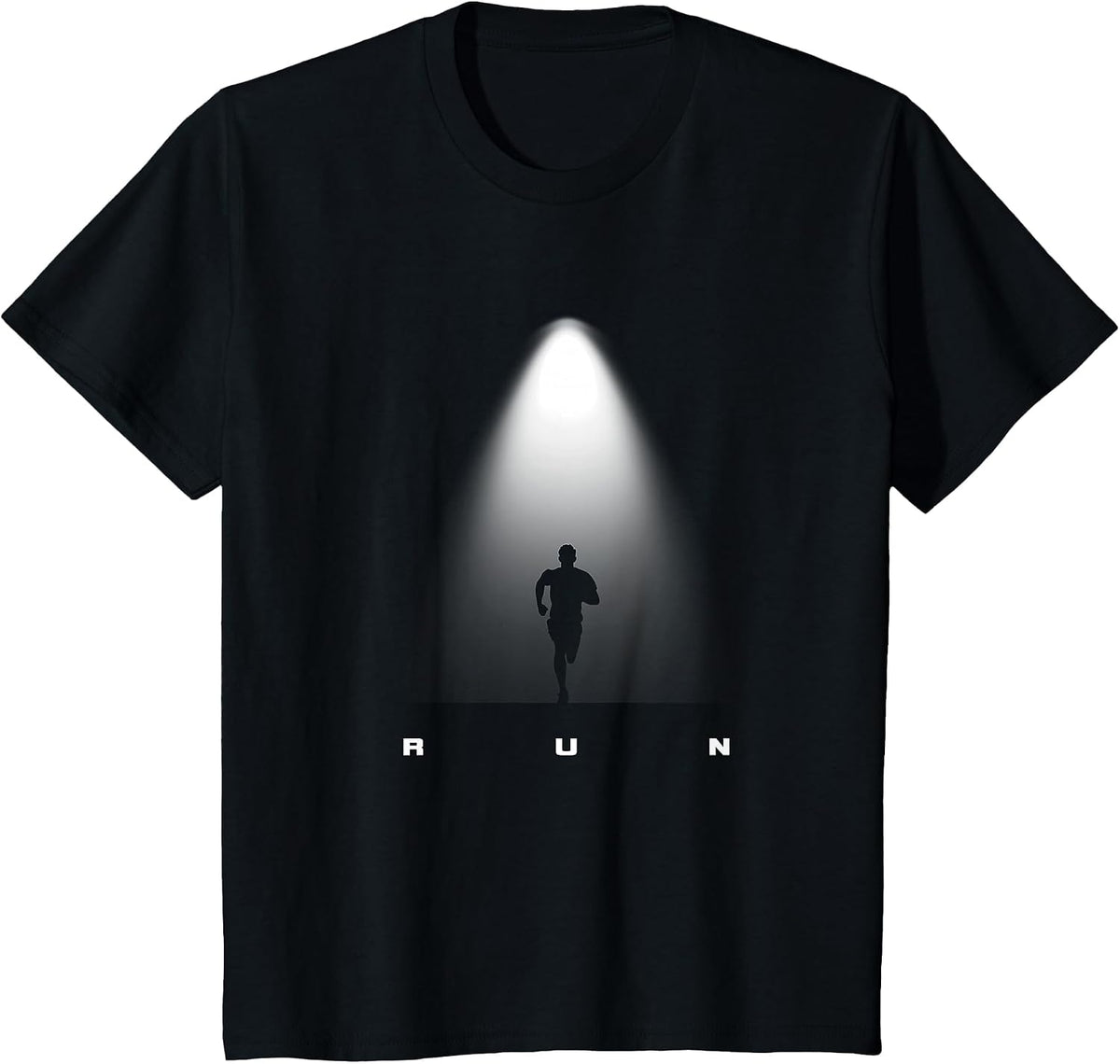 Runner Running T-Shirt - Black